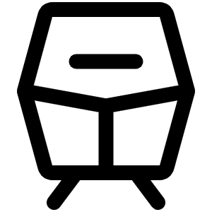 Train Regional Icon from Phosphor Regular Set