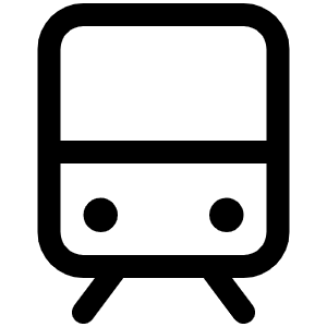 Train Simple Icon from Phosphor Regular Set