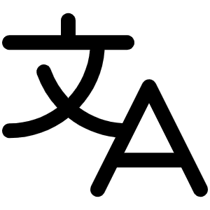 Translate Icon from Phosphor Regular Set