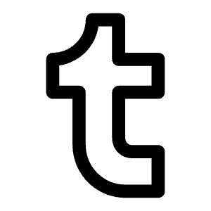 Tumblr Logo Icon from Phosphor Regular Set