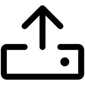 Upload Icon from Phosphor Regular Set