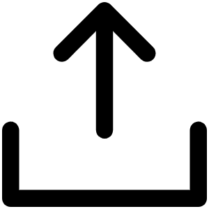 Upload Simple Icon from Phosphor Regular Set