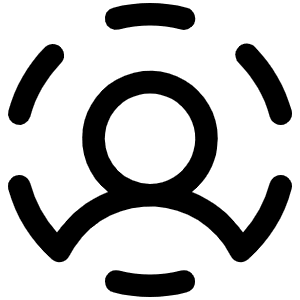 User Circle Dashed Icon from Phosphor Regular Set
