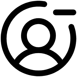 User Circle Minus Icon from Phosphor Regular Set