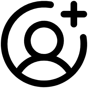 User Circle Plus Icon from Phosphor Regular Set