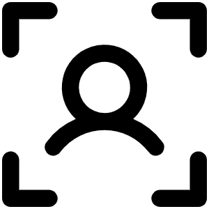 User Focus Icon from Phosphor Regular Set