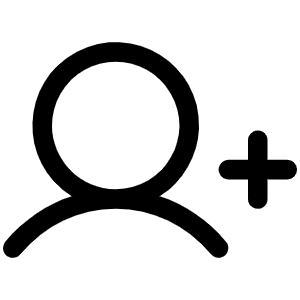 User Plus Icon from Phosphor Regular Set