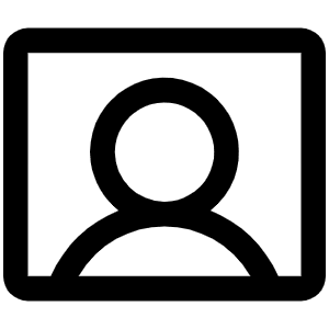 User Rectangle Icon from Phosphor Regular Set
