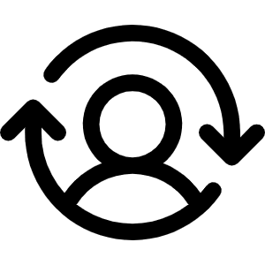 User Switch Icon from Phosphor Regular Set