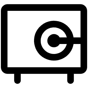 Vault Icon from Phosphor Regular Set