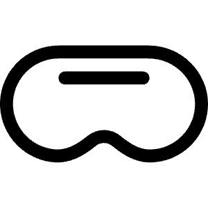 Visor Icon from Phosphor Regular Set