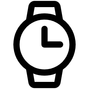 Watch Icon from Phosphor Regular Set