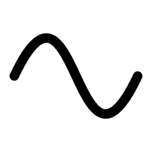 Wave Sine Icon from Phosphor Regular Set