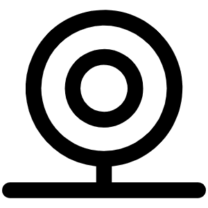 Webcam Icon from Phosphor Regular Set