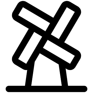 Windmill Icon from Phosphor Regular Set