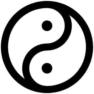Yin Yang Icon from Phosphor Regular Set