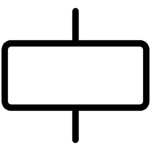 Align Center Horizontal Simple Thin Icon from Phosphor Thin Set