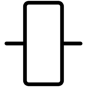 Align Center Vertical Simple Thin Icon from Phosphor Thin Set