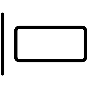 Align Left Simple Thin Icon from Phosphor Thin Set