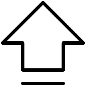 Arrow Fat Line Up Thin Icon from Phosphor Thin Set