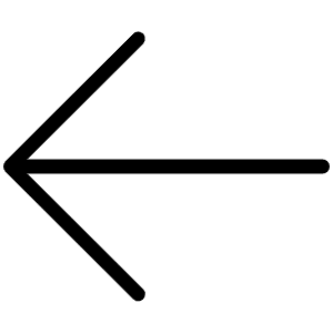 Arrow Left Thin Icon from Phosphor Thin Set