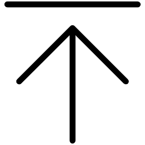 Arrow Line Up Thin Icon from Phosphor Thin Set