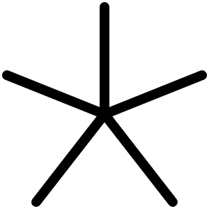 Asterisk Simple Thin Icon from Phosphor Thin Set