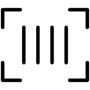 Barcode Thin Icon from Phosphor Thin Set