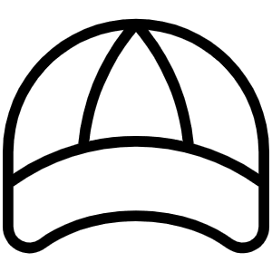 Baseball Cap Thin Icon from Phosphor Thin Set