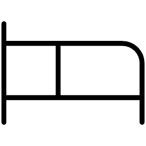 Bed Thin Icon from Phosphor Thin Set