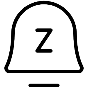 Bell Simple Z Thin Icon from Phosphor Thin Set