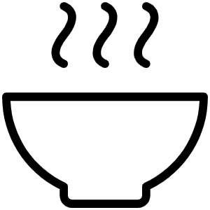 Bowl Steam Thin Icon from Phosphor Thin Set