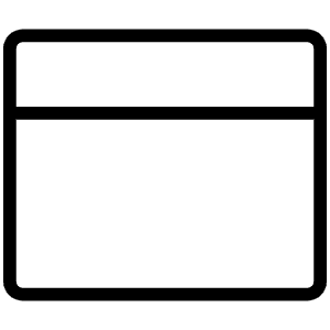 Browser Thin Icon from Phosphor Thin Set