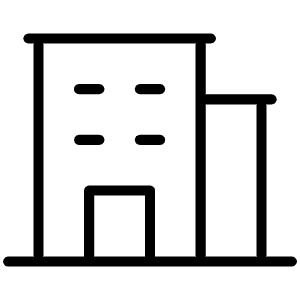 Building Office Thin Icon from Phosphor Thin Set