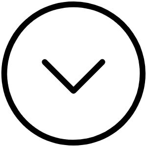 Caret Circle Down Thin Icon from Phosphor Thin Set