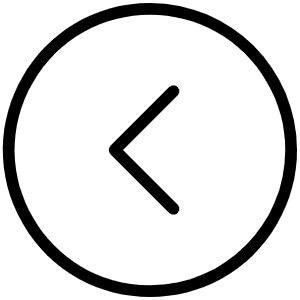 Caret Circle Left Thin Icon from Phosphor Thin Set