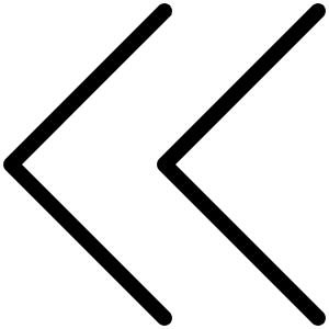 Caret Double Left Thin Icon from Phosphor Thin Set