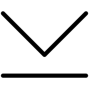 Caret Line Down Thin Icon from Phosphor Thin Set