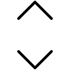 Caret Up Down Thin Icon from Phosphor Thin Set