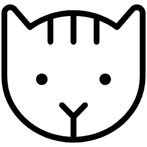 Cat Thin Icon from Phosphor Thin Set