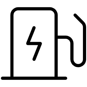 Charging Station Thin Icon from Phosphor Thin Set