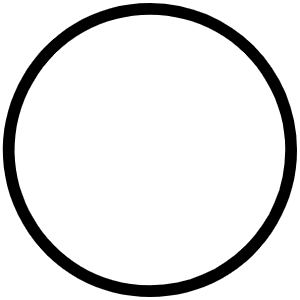 Circle Thin Icon from Phosphor Thin Set