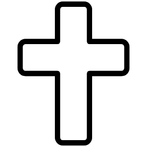 Cross Thin Icon from Phosphor Thin Set