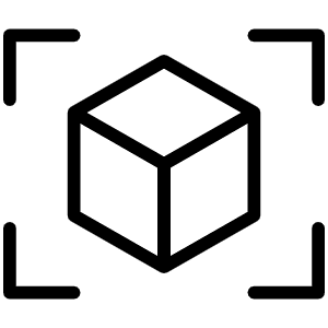 Cube Focus Thin Icon from Phosphor Thin Set