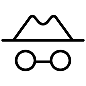 Detective Thin Icon from Phosphor Thin Set