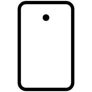 Device Mobile Camera Thin Icon from Phosphor Thin Set