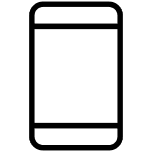 Device Mobile Thin Icon from Phosphor Thin Set
