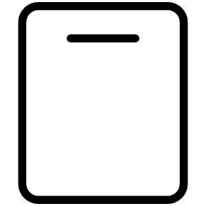 Device Tablet Speaker Thin Icon from Phosphor Thin Set