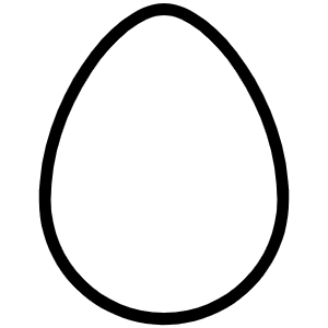 Egg Thin Icon from Phosphor Thin Set