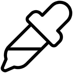 Eyedropper Sample Thin Icon from Phosphor Thin Set